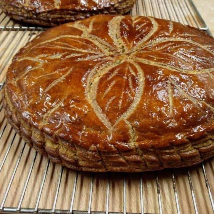 Galette amande/chocolat 4 parts